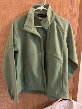 Eddie Bauer Light Green Softshell Jacket